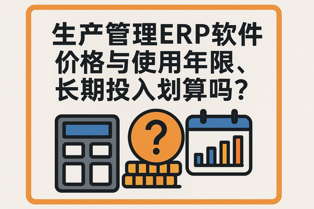 生产管理 ERP 软件价格与使用年限，长期投入划算吗？